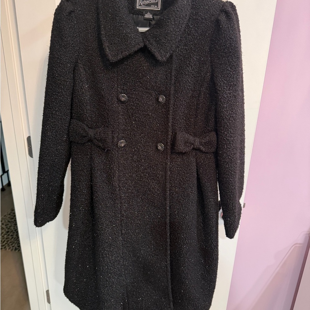 Rothschild Charcoal Double-Breasted Pea Coat